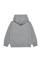 Diesel bluza bawełniana dziecięca SXGINHOOD OVER SWEAT-SHIRT J02502 szary AW25