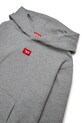 Chłopiec Diesel bluza bawełniana dziecięca SXGINHOOD OVER SWEAT-SHIRT J02502 szary