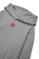 Băieți Diesel hanorac de bumbac pentru copii SXGINHOOD OVER SWEAT-SHIRT J02502 gri