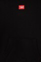 Băieți Diesel hanorac de bumbac pentru copii SXGINHOOD OVER SWEAT-SHIRT J02502 negru