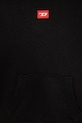 Băieți Diesel hanorac de bumbac pentru copii SXGINHOOD OVER SWEAT-SHIRT J02502 negru