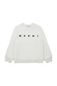 Marni bluza bawełniana dziecięca MS340U SWEAT-SHIRT nadruk beżowy M01612