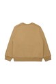 Marni hanorac de bumbac pentru copii MS340U SWEAT-SHIRT M01612 maro AW25