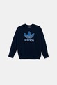 adidas Originals gyerek felső elasztánnal sötétkék JV8572
