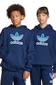 Detská mikina adidas Originals s kapucňou tmavomodrá JV8651