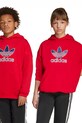 adidas Originals bluză copii imprimeu rosu JV8652