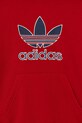 Dječaci Dječja dukserica adidas Originals JV8652 crvena