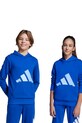 Detská mikina adidas s kapucňou modrá JV9901