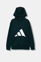 adidas bluza dziecięca z kapturem zielony JW3461