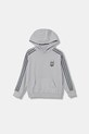 Детская хлопковая кофта adidas Originals хлопок серый JW7725