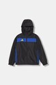 Παιδική μπλούζα adidas Performance με κουκούλα μαύρο JX2223