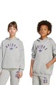 Παιδική μπλούζα adidas Originals απλικέ γκρί JX5266