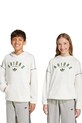 Dětská mikina adidas Originals s kapucí bílá JX5267