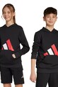 adidas bluza dziecięca z kapturem czarny JY0301