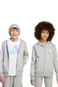 adidas bluza dziecięca z kapturem szary JY4979