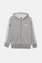 adidas bluză copii melanj gri JY4979