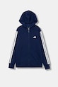 Otroški pulover adidas JY4980 mornarsko modra AW25
