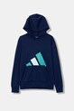 adidas bluza dziecięca z kapturem granatowy KB7312