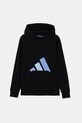Детски суичър adidas с качулка черен KB7313