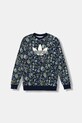adidas Originals bluza dziecięca wzorzyste granatowy JX6316