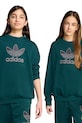 adidas Originals felső aplikációval zöld JV8574