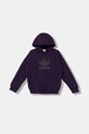 Dječja dukserica adidas Originals JV8653 ljubičasta AW25