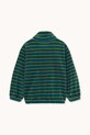 Chłopiec Tinycottons bluza dziecięca DUO STRIPES MOCKNECK SWEATSHIRT AW25.251 turkusowy