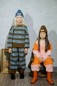 Tinycottons bluza bawełniana dziecięca TINY COLOR BLOCK SWEATSHIRT AW25.274 różowy