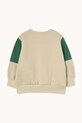 Chłopiec Tinycottons bluza bawełniana dziecięca TINY COLOR BLOCK SWEATSHIRT AW25.274 brązowy