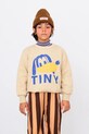 Tinycottons bluza bawełniana dziecięca TINY DOG GRAPHIC SWEATSHIRT nadruk beżowy AW25.289