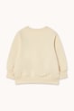 Παιδική βαμβακερή μπλούζα Tinycottons BEANIE GRAPHIC SWEATSHIRT AW25.291 μπεζ AW25