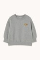 Tinycottons bluza bawełniana dziecięca DIAMOND TINY GRAPHIC SWEATSHIRT AW25.297 szary AW25