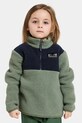 Суичър Didriksons GOSIG KIDS HALFZIP без качулка зелен 505536.9BYA