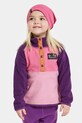 Суичър Didriksons MONTE KIDS HALF BU 4 без качулка розов 505590.9BYA