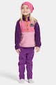 Mikina Didriksons MONTE KIDS HALF BU 4 ružová 505590.9BYA