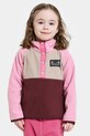 Суичър Didriksons MONTE KIDS HALF BU 4 без качулка бордо 505590.9BYA
