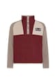 Didriksons bluză copii YOKTO K 1/2 BTN 2 505780.9BYA burgundia AW25