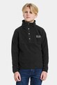 Didriksons bluza dziecięca YOKTO K 1/2 BTN 2 bez kaptura czarny 505780.9BYA