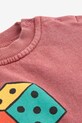Бебешки памучен суичър Bobo Choses Roll The Dice розов 225AB048