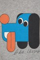 Deklice Bombažen pulover za dojenčka Bobo Choses Doggy Mate 225AB049 siva