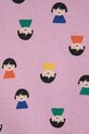 Bobo Choses bluza bawełniana niemowlęca Game Pawns 225AB050 fioletowy AW25