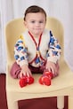 Bobo Choses csecsemő melegítőfelső pamutból Doggy Mate bézs 225AB052