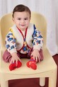 Bobo Choses hanorac de bumbac pentru bebeluși Doggy Mate 225AB052 bej