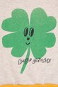 Bobo Choses bluza bawełniana niemowlęca Lucky Clover 225AB053 beżowy AW25