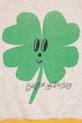 Bavlnená mikina pre bábätká Bobo Choses Lucky Clover 225AB053 béžová AW25