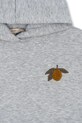 Chłopiec Konges Sløjd bluza dziecięca LOU SWEAT HOOD OCS KS103866.9BYA szary