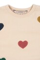 Konges Sløjd bluza dziecięca LOU TERRY SWEAT SHIRT OCS beżowy KS103871.9BYA