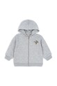 Konges Sløjd bluza dziecięca z bawełną LOU SWEAT ZIP HOOD OCS KS103865.9BYA szary AW25
