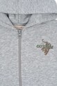 Konges Sløjd bluza dziecięca z bawełną LOU SWEAT ZIP HOOD OCS KS103865.9BYA szary