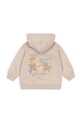 Konges Sløjd bluza dziecięca z bawełną LOU SWEAT ZIP HOOD OCS KS103865.9BYA beżowy AW25